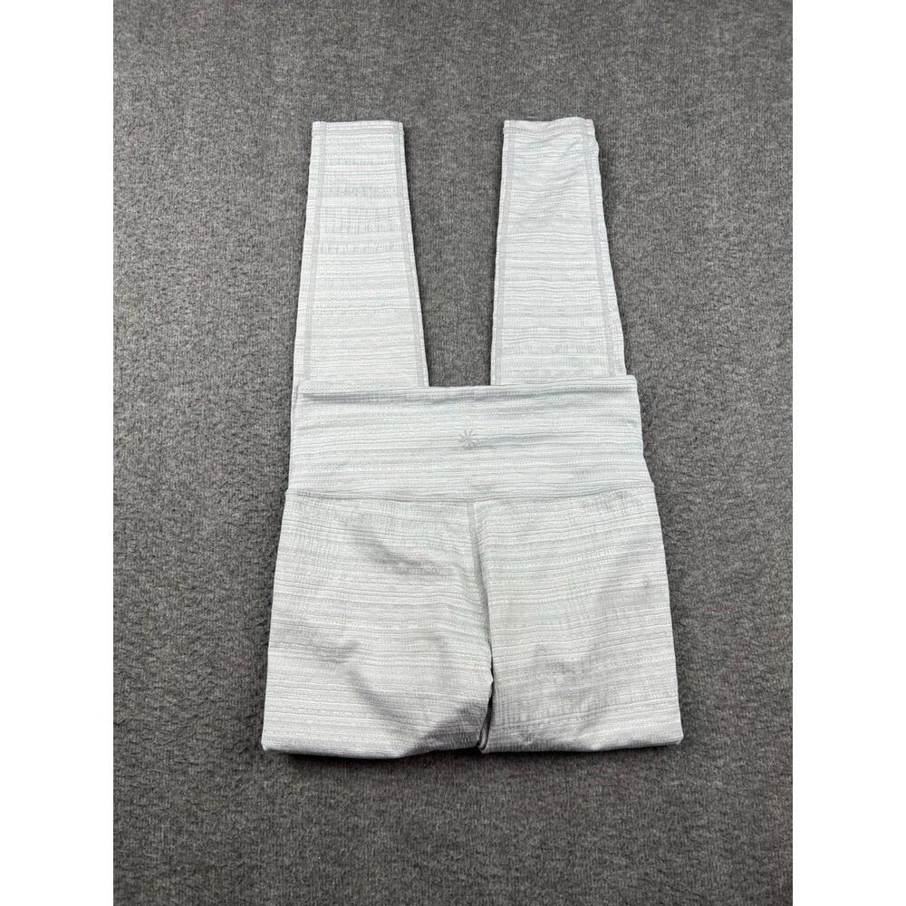Athleta Women's White Striped Leggings Size XS